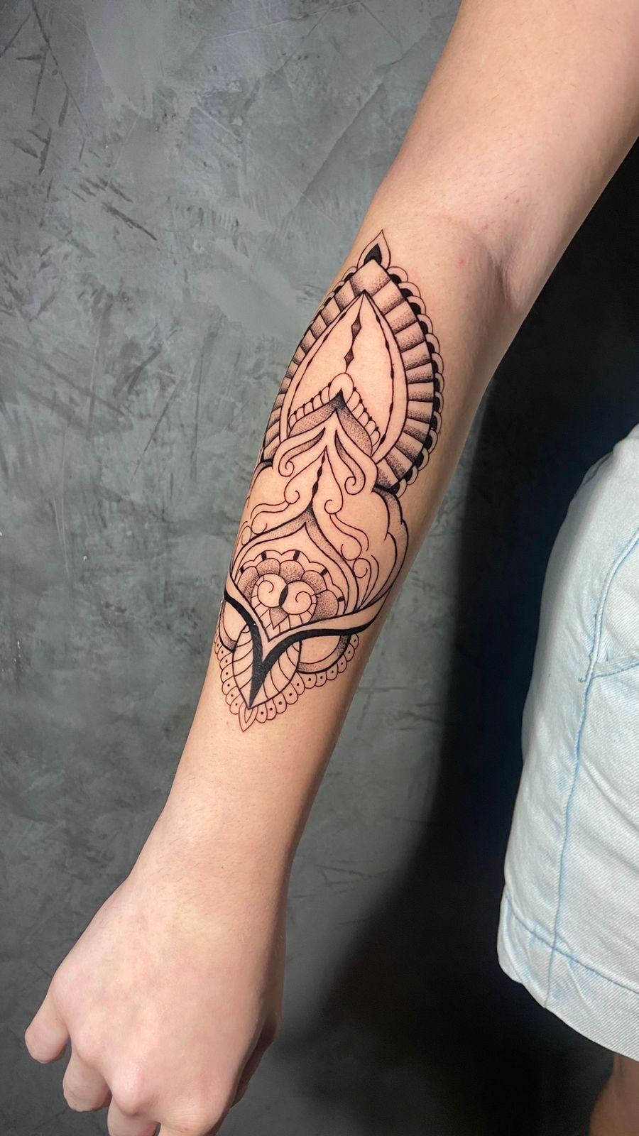 Tatuagem feita em Copacabana tattoo tabet